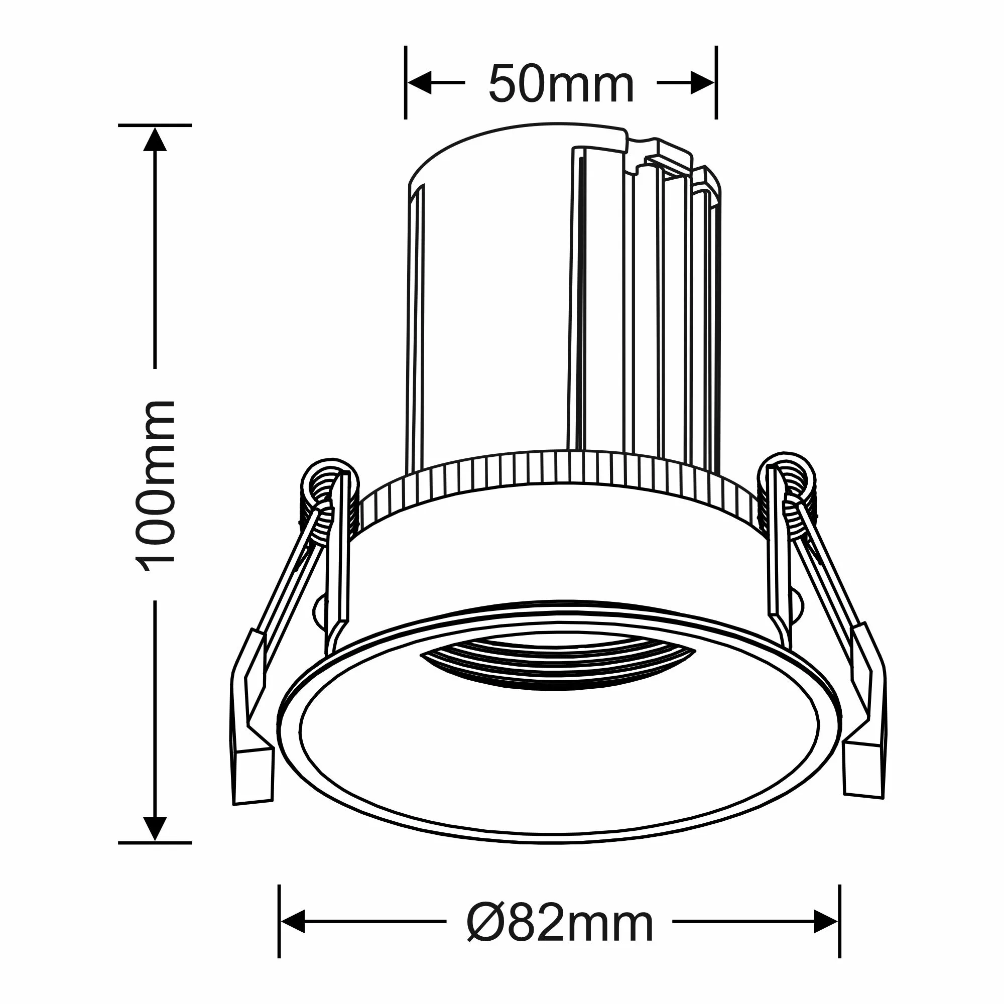 Benz 9 Recessed Ceiling Luminaires Dlux Round Recess Ceiling